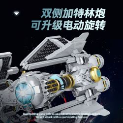 ZAPE 98001 THIẾT BỊ ĐÁNH CHẶN TITAN bộ đồ chơi xếp lắp ráp ghép mô hình Star Wars STELLAR INTERCEPTOR Chiến Tranh Giữa Các Vì Sao 1109 khối