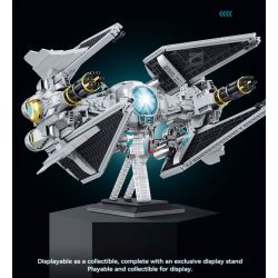 ZAPE 98001 THIẾT BỊ ĐÁNH CHẶN TITAN bộ đồ chơi xếp lắp ráp ghép mô hình Star Wars STELLAR INTERCEPTOR Chiến Tranh Giữa Các Vì Sao 1109 khối