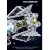 ZAPE 98001 THIẾT BỊ ĐÁNH CHẶN TITAN bộ đồ chơi xếp lắp ráp ghép mô hình Star Wars STELLAR INTERCEPTOR Chiến Tranh Giữa Các Vì Sao 1109 khối