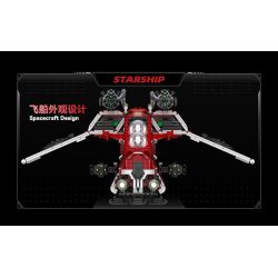 ZAPE 98002 PHÁO HẠM CỘNG HÒA bộ đồ chơi xếp lắp ráp ghép mô hình Star Wars Chiến Tranh Giữa Các Vì Sao 1107 khối