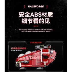ZAPE 98002 PHÁO HẠM CỘNG HÒA bộ đồ chơi xếp lắp ráp ghép mô hình Star Wars Chiến Tranh Giữa Các Vì Sao 1107 khối