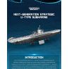 REOBRIX 33050 THUYỀN CHỮ bộ đồ chơi xếp lắp ráp ghép mô hình Military Army UNDERSEA BOAT NEXT-GENERATION STRATEGIC U-TYPE SUBMARINE Quân Sự Bộ Đội 3987 khối