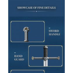 REOBRIX 99024 THÁNH KIẾM CỦA NASIR bộ đồ chơi xếp lắp ráp ghép mô hình The Lord Of The Rings NARTHIL Chúa Nhẫn 521 khối