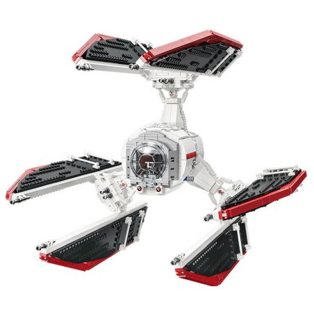 JIESTAR JJ9122 9122 MÁY BAY CHIẾN ĐẤU PHÒNG THỦ TIE/D bộ đồ chơi xếp lắp ráp ghép mô hình Star Wars TIE DEFENDER Chiến Tranh Giữa Các Vì Sao 1664 khối