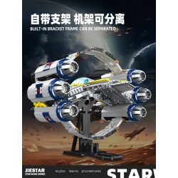 JIESTAR JJ9125 9125 MÁY ĐÁNH CHẶN JEDI bộ đồ chơi xếp lắp ráp ghép mô hình Star Wars JEDI STARFIGHTER Chiến Tranh Giữa Các Vì Sao 1896 khối