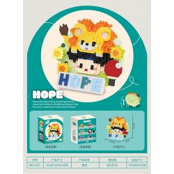 CHAOLE CHUANG 7331 THANH CHIT DỄ THƯƠNG HY VỌNG bộ đồ chơi xếp lắp ráp ghép mô hình Arts & Crafts 583 khối