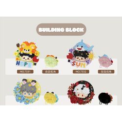 CHAOLE CHUANG 7332 THANH DỄ THƯƠNG HỎI MẶT TRỜI bộ đồ chơi xếp lắp ráp ghép mô hình Arts & Crafts 527 khối