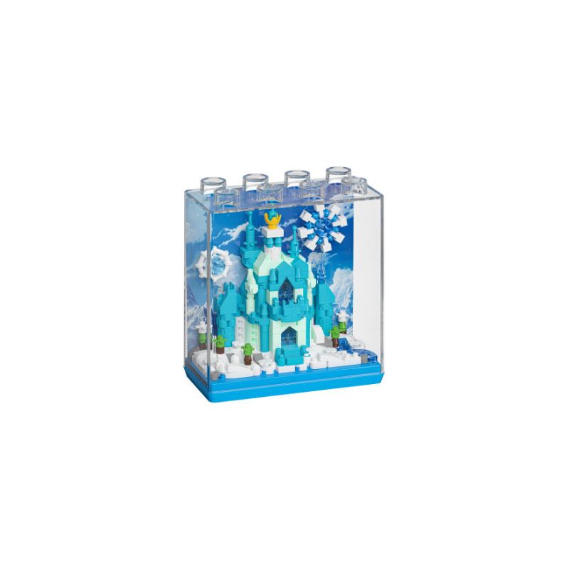 CHAOLE CHUANG 7309 CUNG ĐIỆN BĂNG bộ đồ chơi xếp lắp ráp ghép mô hình 349 khối