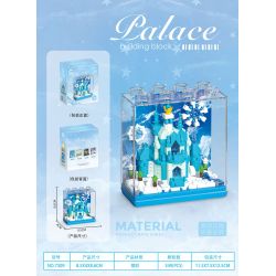 CHAOLE CHUANG 7309 CUNG ĐIỆN BĂNG bộ đồ chơi xếp lắp ráp ghép mô hình 349 khối