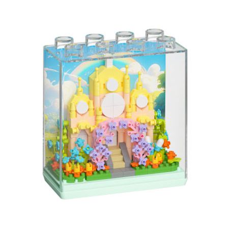 CHAOLE CHUANG 7310 NHÀ THỜ ĐÁM CƯỚI bộ đồ chơi xếp lắp ráp ghép mô hình 369 khối