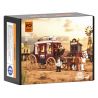 LUMIBRICKS FUNWHOLE F9052 9052 XE NGỰA HƯỚNG TÂY bộ đồ chơi xếp lắp ráp ghép mô hình Western WESTERN STAGECOACH Trung Cổ 293 khối