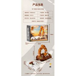 LUMIBRICKS FUNWHOLE F9053 9053 ROAD TRIP GẶP GỠ CHÚ NAI bộ đồ chơi xếp lắp ráp ghép mô hình City DEER CROSSING Thành Phố 576 khối