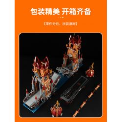 LUMIBRICKS FUNWHOLE F9047 9047 THẾ GIỚI STEAMPUNK CẦU LIÊN TỈNH bộ đồ chơi xếp lắp ráp ghép mô hình STEAMPUNK CITY BRIDGE 3170 khối