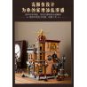 LUMIBRICKS FUNWHOLE F9050 9050 THẾ GIỚI STEAMPUNK CÂU LẠC BỘ BAY bộ đồ chơi xếp lắp ráp ghép mô hình STEAMPUNK FLYING CLUB 1858 khối