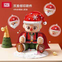 LOZ 1958 ĐÈN NGỦ THƠM ÔNG GIÀ NOEL bộ đồ chơi xếp lắp ráp ghép mô hình Creator Sáng Tạo 1473 khối