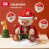 LOZ 1958 ĐÈN NGỦ THƠM ÔNG GIÀ NOEL bộ đồ chơi xếp lắp ráp ghép mô hình Creator Sáng Tạo 1473 khối