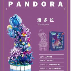 JIESTAR JJ9038 9038 PANDORA bộ đồ chơi xếp lắp ráp ghép mô hình Arts & Crafts 893 khối