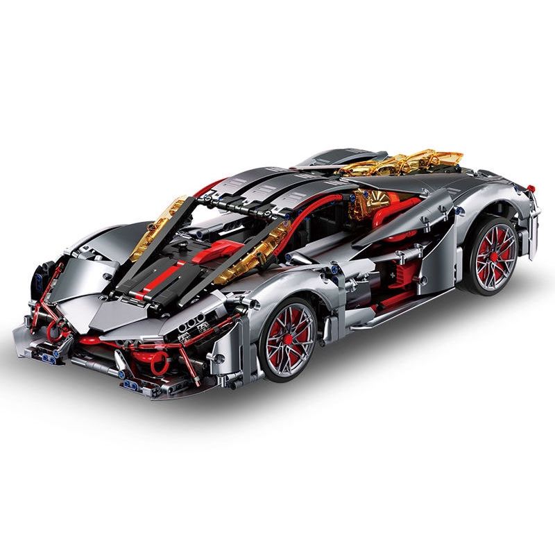 EXTRAORDINARY QM00038 00038 RAMBO 3000 1:10 tỷ lệ 1:10 bộ đồ chơi xếp lắp ráp ghép mô hình Technic LAMPOER ELECTRIC SUPERCAR Kỹ Thuật Công Nghệ Cao Mô Hình Phương Tiện 2130 khối