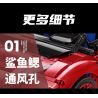 EXTRAORDINARY QM00037 00037 FERRARI GT3 1:10 tỷ lệ 1:10 bộ đồ chơi xếp lắp ráp ghép mô hình Technic FERRARI 296 GT3 Kỹ Thuật Công Nghệ Cao Mô Hình Phương Tiện 2270 khối