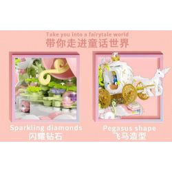 SPECIALIZED 8800 CÔNG CHÚA ĐANG CHẠY TRỐN bộ đồ chơi xếp lắp ráp ghép mô hình Arts & Crafts ESCAPING PRINCESS 1188 khối