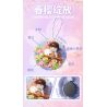 GEKKOSHA 802804 NAM CHÂM TỦ LẠNH SWEET SAKURA HOA ANH ĐÀO MÙA XUÂN bộ đồ chơi xếp lắp ráp ghép mô hình Gear Đồ Lắp Ghép