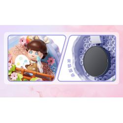 GEKKOSHA 802804 NAM CHÂM TỦ LẠNH SWEET SAKURA HOA ANH ĐÀO MÙA XUÂN bộ đồ chơi xếp lắp ráp ghép mô hình Gear Đồ Lắp Ghép