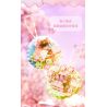 GEKKOSHA 802804 NAM CHÂM TỦ LẠNH SWEET SAKURA HOA ANH ĐÀO MÙA XUÂN bộ đồ chơi xếp lắp ráp ghép mô hình Gear Đồ Lắp Ghép