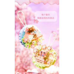 GEKKOSHA 802803 NAM CHÂM TỦ LẠNH SWEET SAKURA HƠI NGỌT ĐẦU TIÊN bộ đồ chơi xếp lắp ráp ghép mô hình Gear Đồ Lắp Ghép