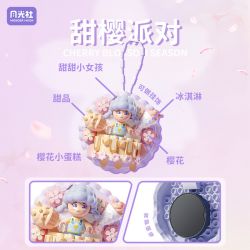 GEKKOSHA 802802 NAM CHÂM TỦ LẠNH SWEET SAKURA BỮA TIỆC NGỌT NGÀO bộ đồ chơi xếp lắp ráp ghép mô hình Gear Đồ Lắp Ghép