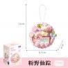 GEKKOSHA 802801 NAM CHÂM TỦ LẠNH SWEET CHERRY PHÙ THỦY HOANG DÃ MÀU HỒNG bộ đồ chơi xếp lắp ráp ghép mô hình Gear Đồ Lắp Ghép