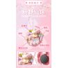 GEKKOSHA 802801 NAM CHÂM TỦ LẠNH SWEET CHERRY PHÙ THỦY HOANG DÃ MÀU HỒNG bộ đồ chơi xếp lắp ráp ghép mô hình Gear Đồ Lắp Ghép