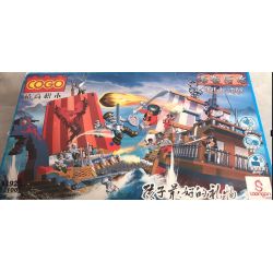 COGO 13108 CUỘC PHIÊU LƯU CỦA CƯỚP BIỂN THÁCH ĐẤU TRÊN bộ đồ chơi xếp lắp ráp ghép mô hình Pirates Of The Caribbean Cướp Biển Vùng Caribe 1192 khối