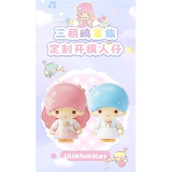 GEKKOSHA 803302 HỘP NHẠC TÌNH YÊU ÁNH TRĂNG CỦA GIA ĐÌNH SANRIO TSUKINO ODE TO SPRING GEMINI bộ đồ chơi xếp lắp ráp ghép mô hình SANRIO CHARACTERS