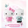 GEKKOSHA 803301 HỘP NHẠC TÌNH YÊU ÁNH TRĂNG CỦA GIA ĐÌNH SANRIO VƯỜN HỒNG KHIÊU VŨ HELLO KITTY bộ đồ chơi xếp lắp ráp ghép mô hình SANRIO CHARACTERS
