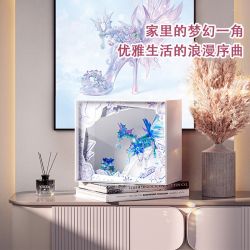 GEKKOSHA 804245 ĐÔI DÉP PHA LÊ LÃNG MẠN TRĂNG TRONG BIỂN XANH bộ đồ chơi xếp lắp ráp ghép mô hình Arts & Crafts