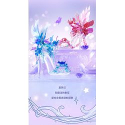 GEKKOSHA 804245 ĐÔI DÉP PHA LÊ LÃNG MẠN TRĂNG TRONG BIỂN XANH bộ đồ chơi xếp lắp ráp ghép mô hình Arts & Crafts