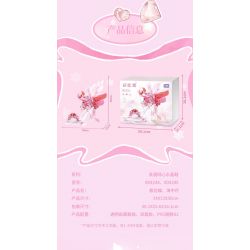 GEKKOSHA 804244 DÉP PHA LÊ LÃNG MẠN MÙA XUÂN TÌNH YÊU BƯỚM HỒNG bộ đồ chơi xếp lắp ráp ghép mô hình Arts & Crafts