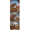 FREE TRIBE 31001 VOI MA MÚT bộ đồ chơi xếp lắp ráp ghép mô hình SEMISKELTON MAMMOTH 1310 khối