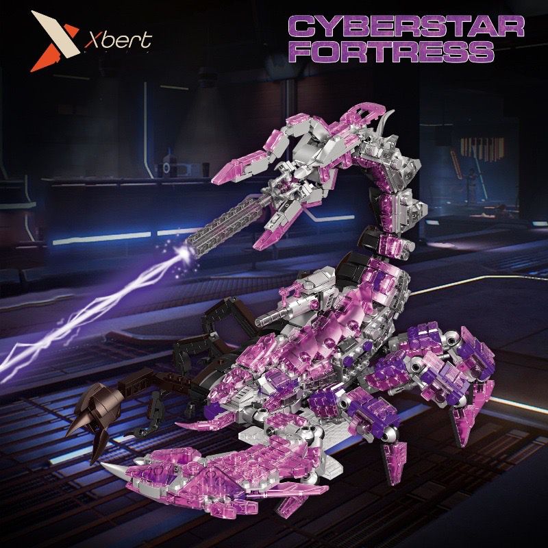 XBERT 66010 BỌ CẠP bộ đồ chơi xếp lắp ráp ghép mô hình CYBERSTAR FORTRESS