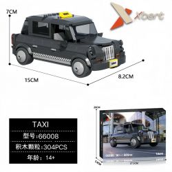 XBERT 66008 TAXI bộ đồ chơi xếp lắp ráp ghép mô hình Speed Champions Racing Cars Đua Xe Công Thức 304 khối