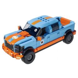 XBERT 66004 F-150 RAPTOR bộ đồ chơi xếp lắp ráp ghép mô hình Speed Champions Racing Cars Đua Xe Công Thức 457 khối