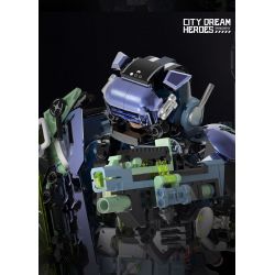 IBLOCK IB1102 1102 ANH HÙNG TRONG MƠ THÀNH PHỐ CHIẾN DỊCH CƠN BÃO bộ đồ chơi xếp lắp ráp ghép mô hình CITY DREAM HEROES