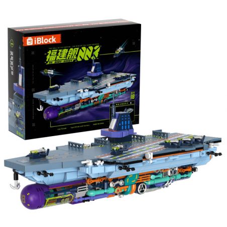 IBLOCK IB1201 1201 SỰ TRỖI DẬY CỦA LINH HỒN QUỐC GIA VỀ VŨ KHÍ HẠNG NẶNG TÀU SÂN BAY DOPAMINE PHÚC KIẾN bộ đồ chơi xếp lắp ráp ghép mô hình Military Army Quân Sự Bộ Đội