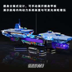 IBLOCK IB1201 1201 SỰ TRỖI DẬY CỦA LINH HỒN QUỐC GIA VỀ VŨ KHÍ HẠNG NẶNG TÀU SÂN BAY DOPAMINE PHÚC KIẾN bộ đồ chơi xếp lắp ráp ghép mô hình Military Army Quân Sự Bộ Đội