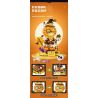 JAKI AK108 NHỮNG SÁNG TẠO HỢP THỜI TRANG YÊU TINH BÍ NGÔ HALLOWEEN bộ đồ chơi xếp lắp ráp ghép mô hình Creator HALLOWEEN PUMPKIN ELF 795 khối