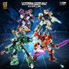 GUANJI BB814 MÔ HÌNH MECHA CRAZE 4 bộ đồ chơi xếp lắp ráp ghép mô hình MECHANICAL ARMOR CRAZE