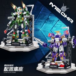 GUANJI BB814 MÔ HÌNH MECHA CRAZE 4 bộ đồ chơi xếp lắp ráp ghép mô hình MECHANICAL ARMOR CRAZE