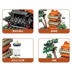 WANGE LIGAO DR.LUCK 3103 TOÀN CẢNH THÀNH PHỐ SƠN TÂY bộ đồ chơi xếp lắp ráp ghép mô hình Architecture CITY MICROCOSM Công Trình Kiến Trúc 332 khối