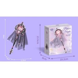 GEKKOSHA 804301 LỜI BÍ MẬT XỨ SỞ THẦN TIÊN ÁNH BẠC DƯỚI TRĂNG bộ đồ chơi xếp lắp ráp ghép mô hình MAGIC WORDS OF WONDERLAND