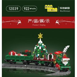 MouldKing 12039 Mould King 12039 PHIÊN BẢN ĐẶC BIỆT ĐẦU MÁY DIESEL ESU KG230 GIÁNG SINH bộ đồ chơi xếp lắp ráp ghép mô hình Creator ESU KG230 DIESEL LOCOMOTIVE CHRISTMAS SPECIAL EDITION Sáng Tạo 922 khối